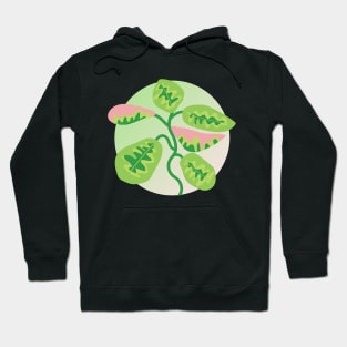 Leafy plant illustration Hoodie